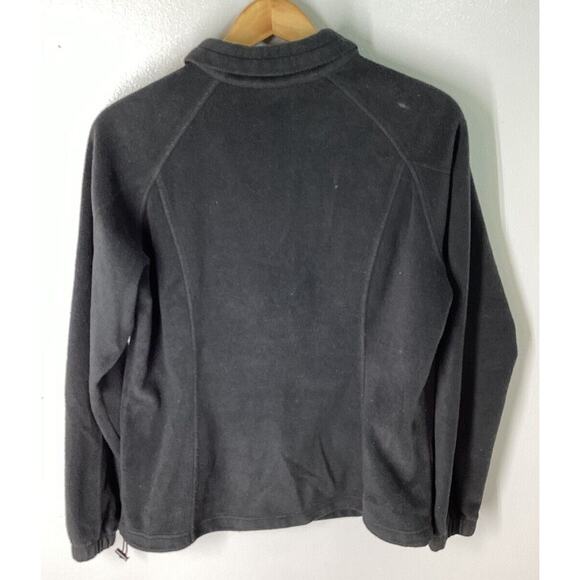 Columbia Jacket Womens Large Black Full Zip Fleece Gorpcore Coat - Picture 5 of 6